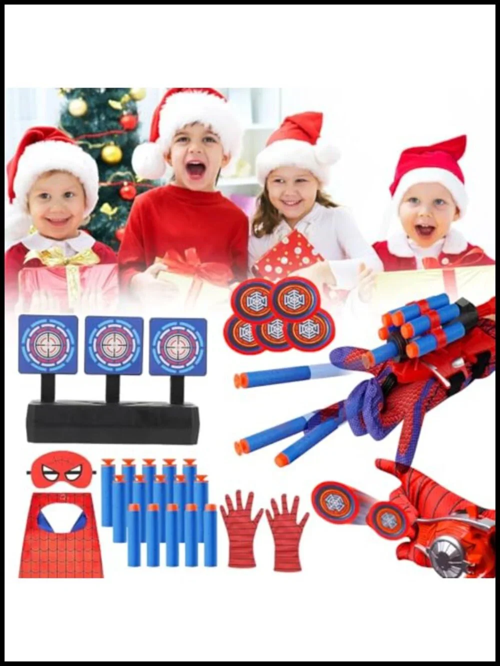 3 Sets Spider Web Shooters Halloween Party Favors Wrist Launcher Toys with